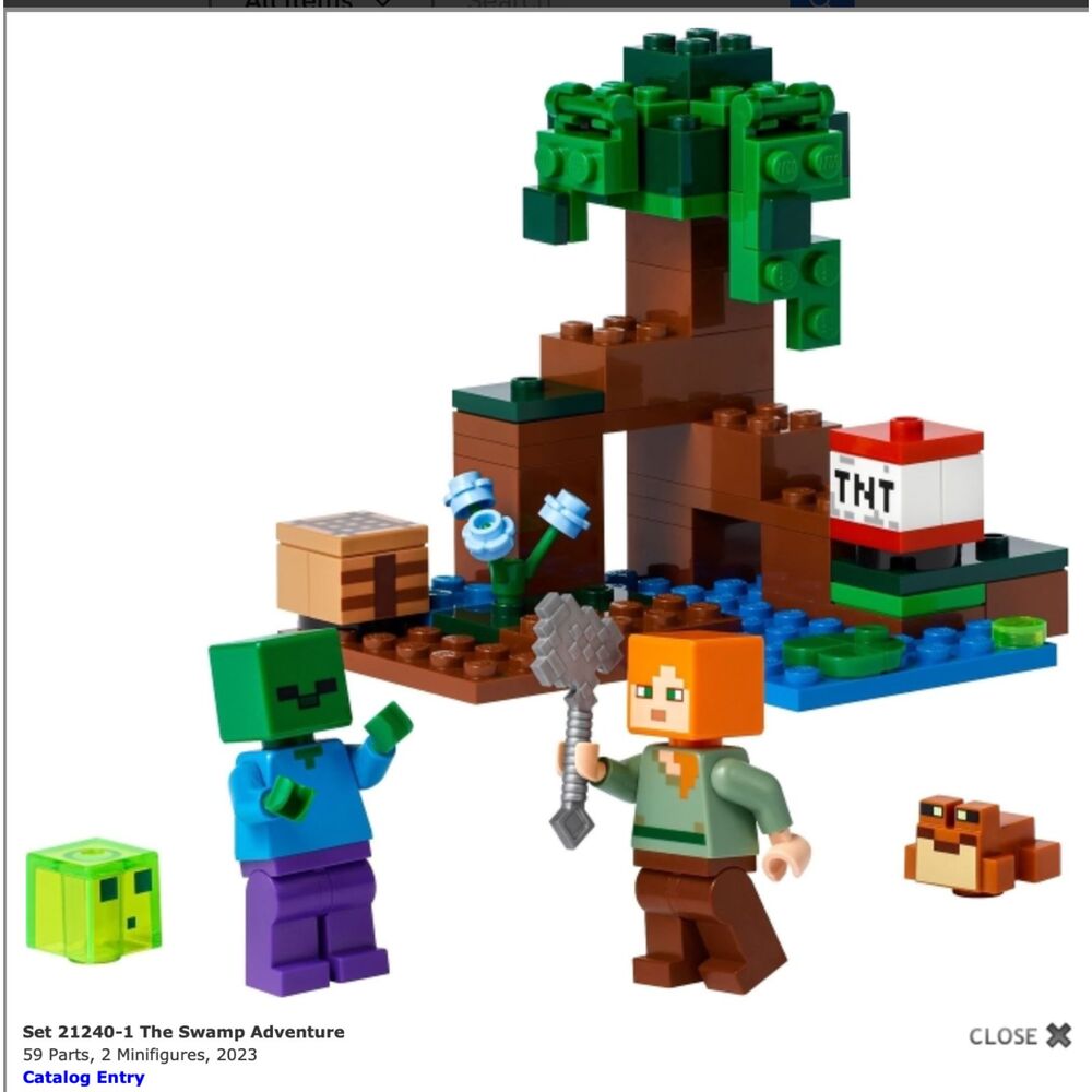 21240 The Swamp Adventure Lego Set
